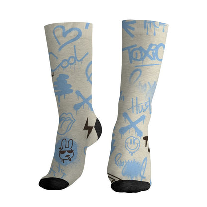 TVSC-Zoom-Field-Jaxx-Leche-Blue-NastyJamz-Socks-Match-Graffiti-King-All-Over-Print-Doodle-Style