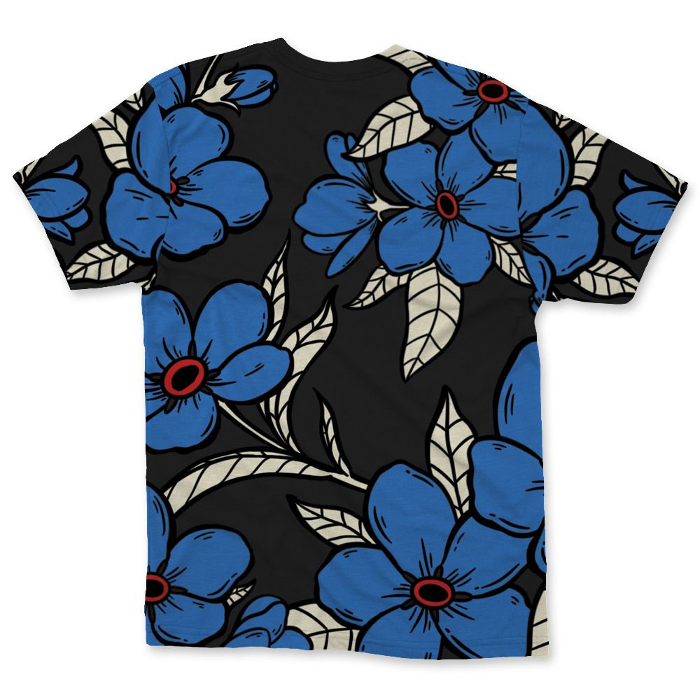 Rare-Air-3s-NastyJamz-T-Shirt-Match-Forget-Me-Not-All-Over-Print-Bloom