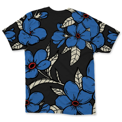 Rare-Air-3s-NastyJamz-T-Shirt-Match-Forget-Me-Not-All-Over-Print-Bloom