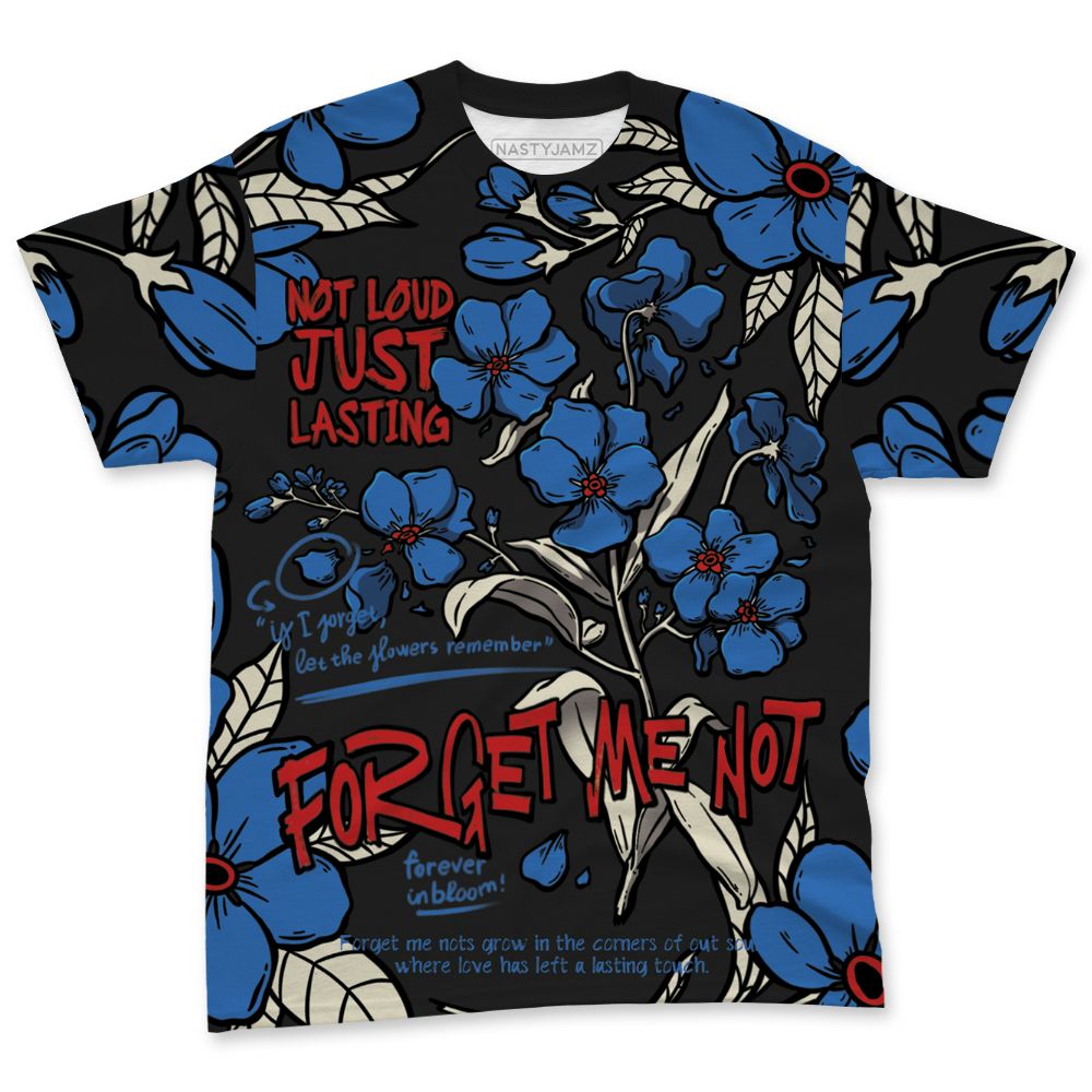 Rare-Air-3s-NastyJamz-T-Shirt-Match-Forget-Me-Not-All-Over-Print-Bloom