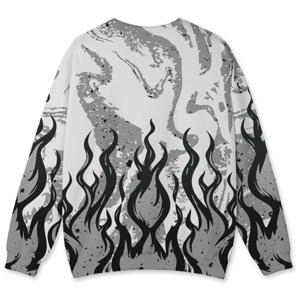 White-Cement-4s-NastyJamz-Sweatshirt-Match-23-Burning-Fire-All-Over-Print