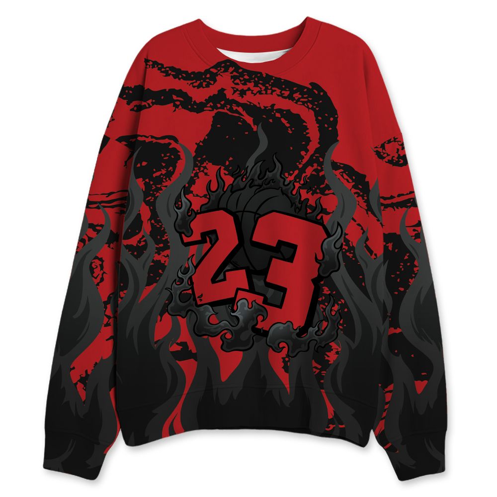 Flu-Game-12s-NastyJamz-Sweatshirt-Match-23-Burning-Fire-All-Over-Print