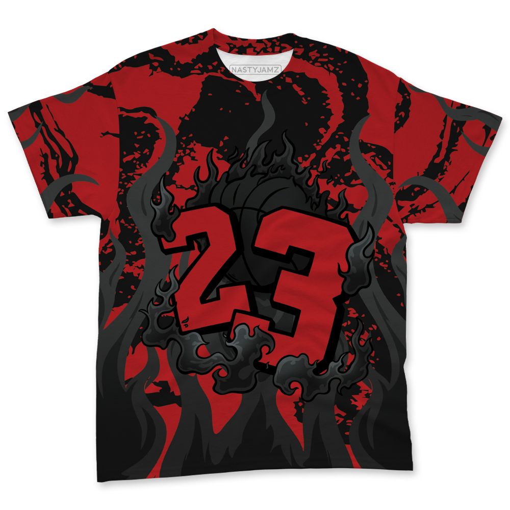 Flu-Game-12s-NastyJamz-T-Shirt-Match-23-Burning-Fire-All-Over-Print