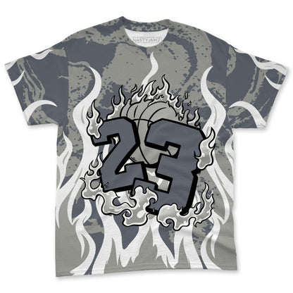 Cool-Grey-9s-NastyJamz-T-Shirt-Match-23-Burning-Fire-All-Over-Print