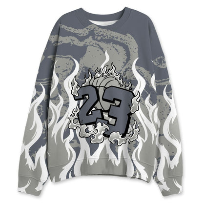 Cool-Grey-9s-NastyJamz-Sweatshirt-Match-23-Burning-Fire-All-Over-Print
