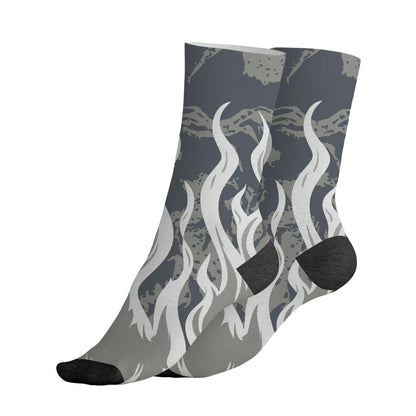 Cool-Grey-9s-NastyJamz-Socks-Match-23-Burning-Fire-All-Over-Print