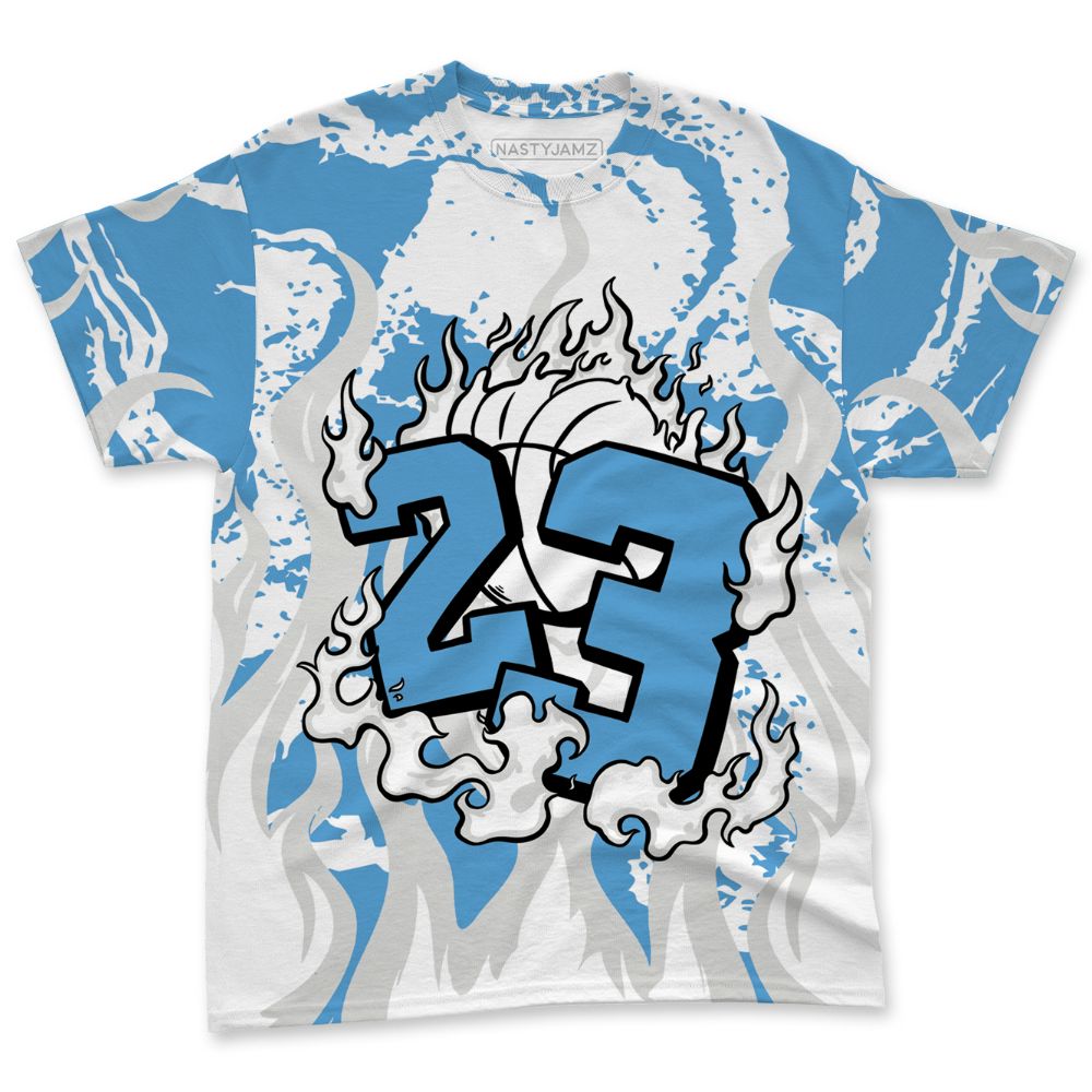 Melo-12s-NastyJamz-T-Shirt-Match-23-Burning-Fire-All-Over-Print