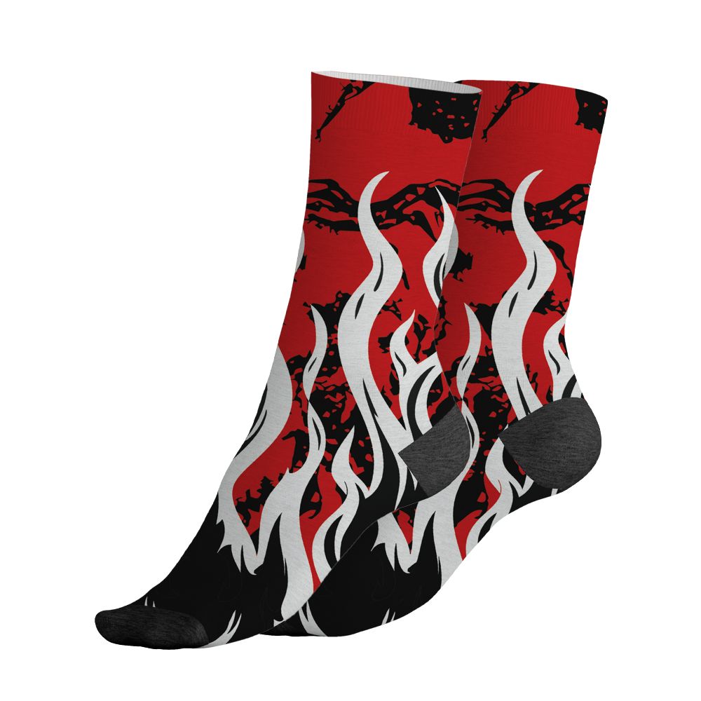 Ferrari-14s-NastyJamz-Socks-Match-23-Burning-Fire-All-Over-Print