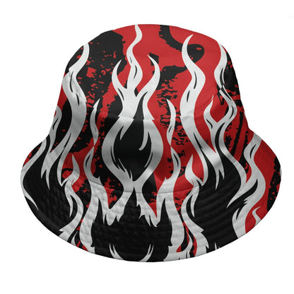 Ferrari-14s-NastyJamz-Bucket-Hat-Match-23-Burning-Fire-3D-All-Over-Print