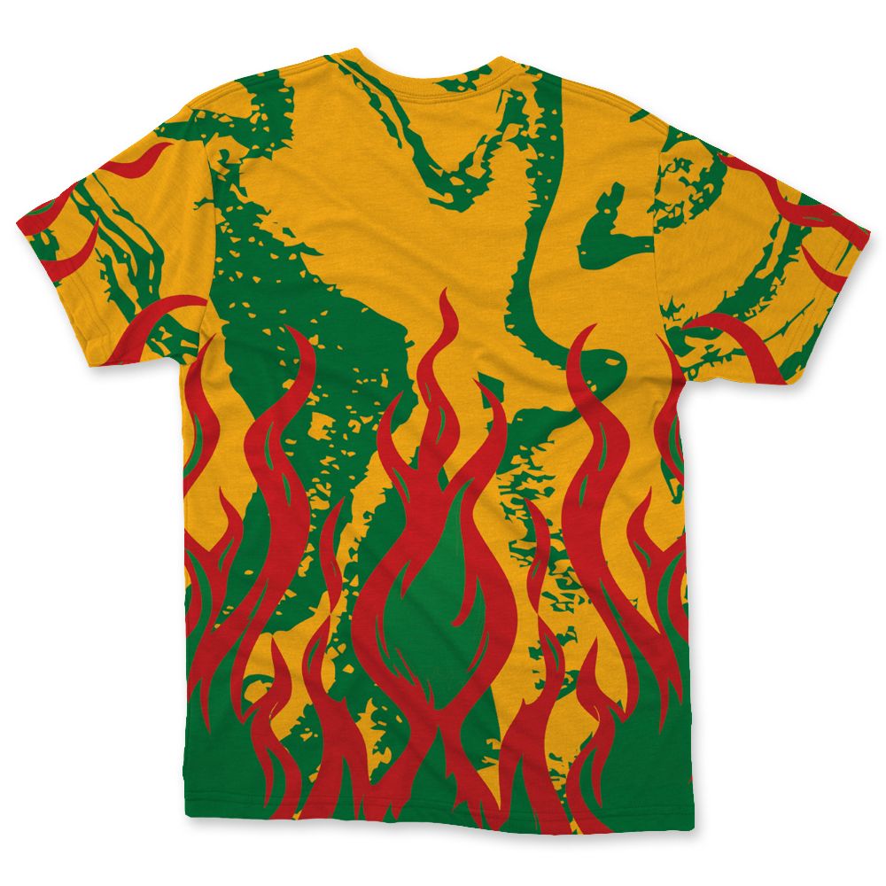 AF-1-Low-Lucky-Green-NastyJamz-T-Shirt-Match-23-Burning-Fire-All-Over-Print