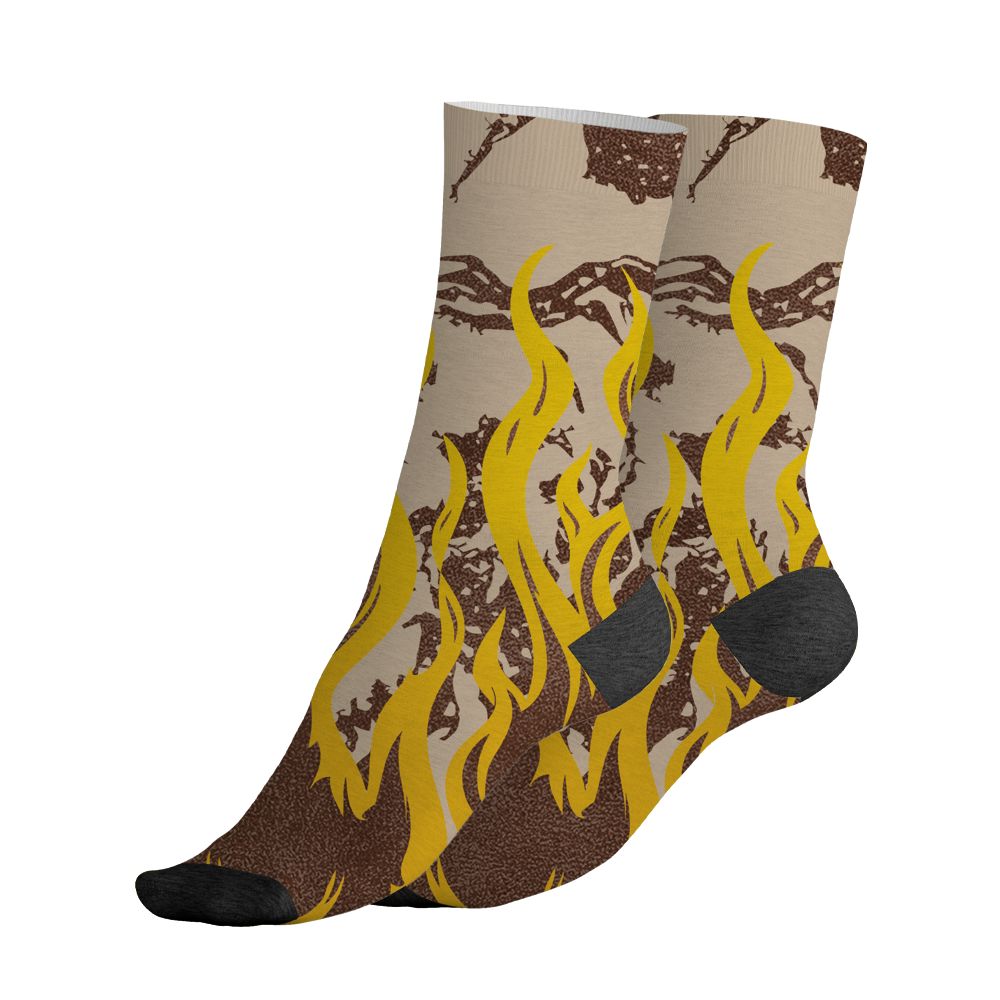 AM-1-Poly-Donkeyy-Kongg-NastyJamz-Socks-Match-23-Burning-Fire-All-Over-Print