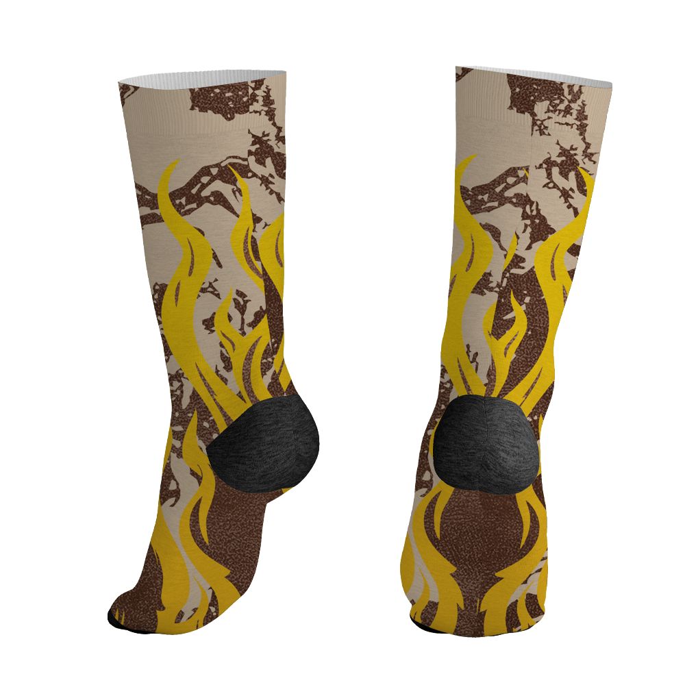 AM-1-Poly-Donkeyy-Kongg-NastyJamz-Socks-Match-23-Burning-Fire-All-Over-Print