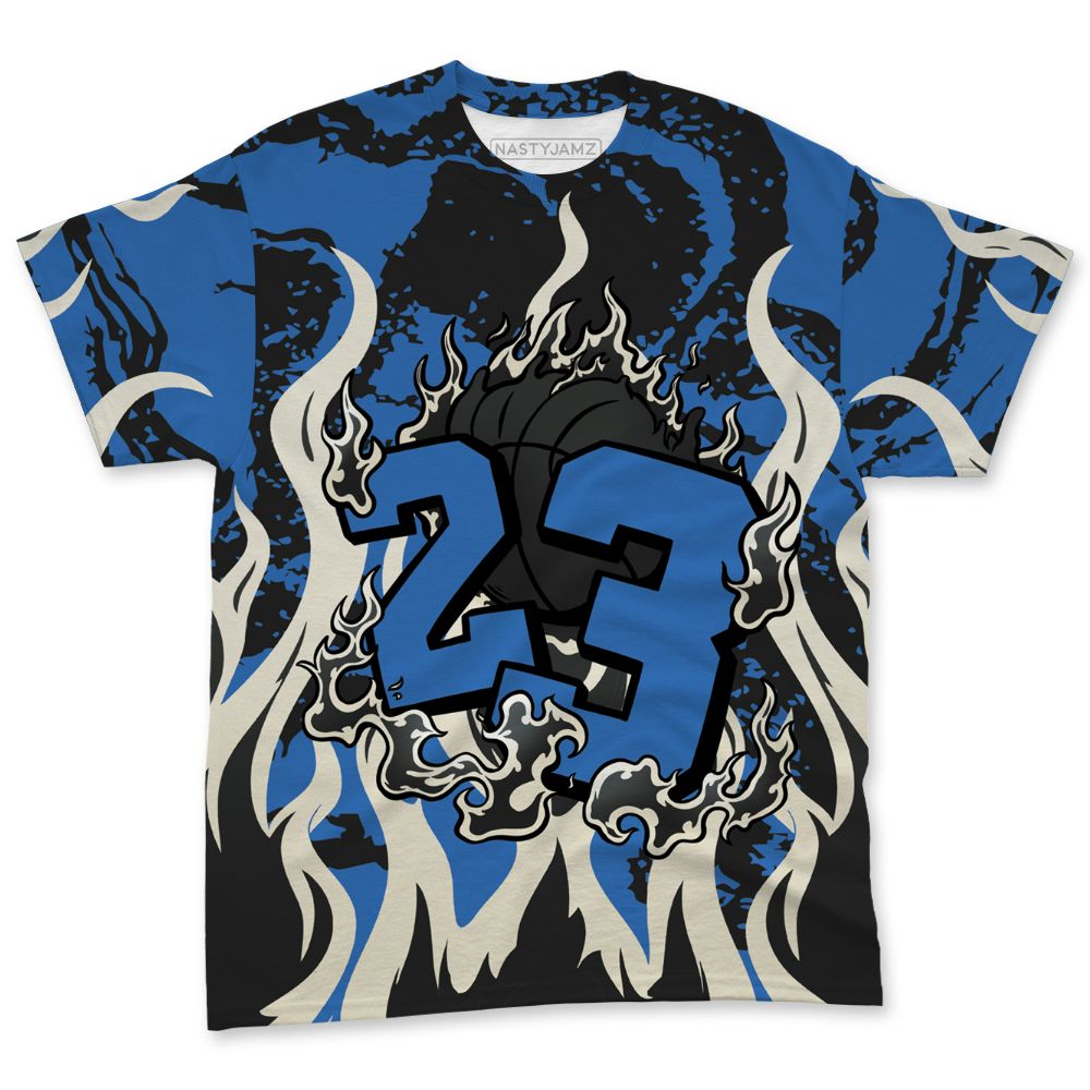 Rare-Air-3s-NastyJamz-T-Shirt-Match-23-Burning-Fire-All-Over-Print
