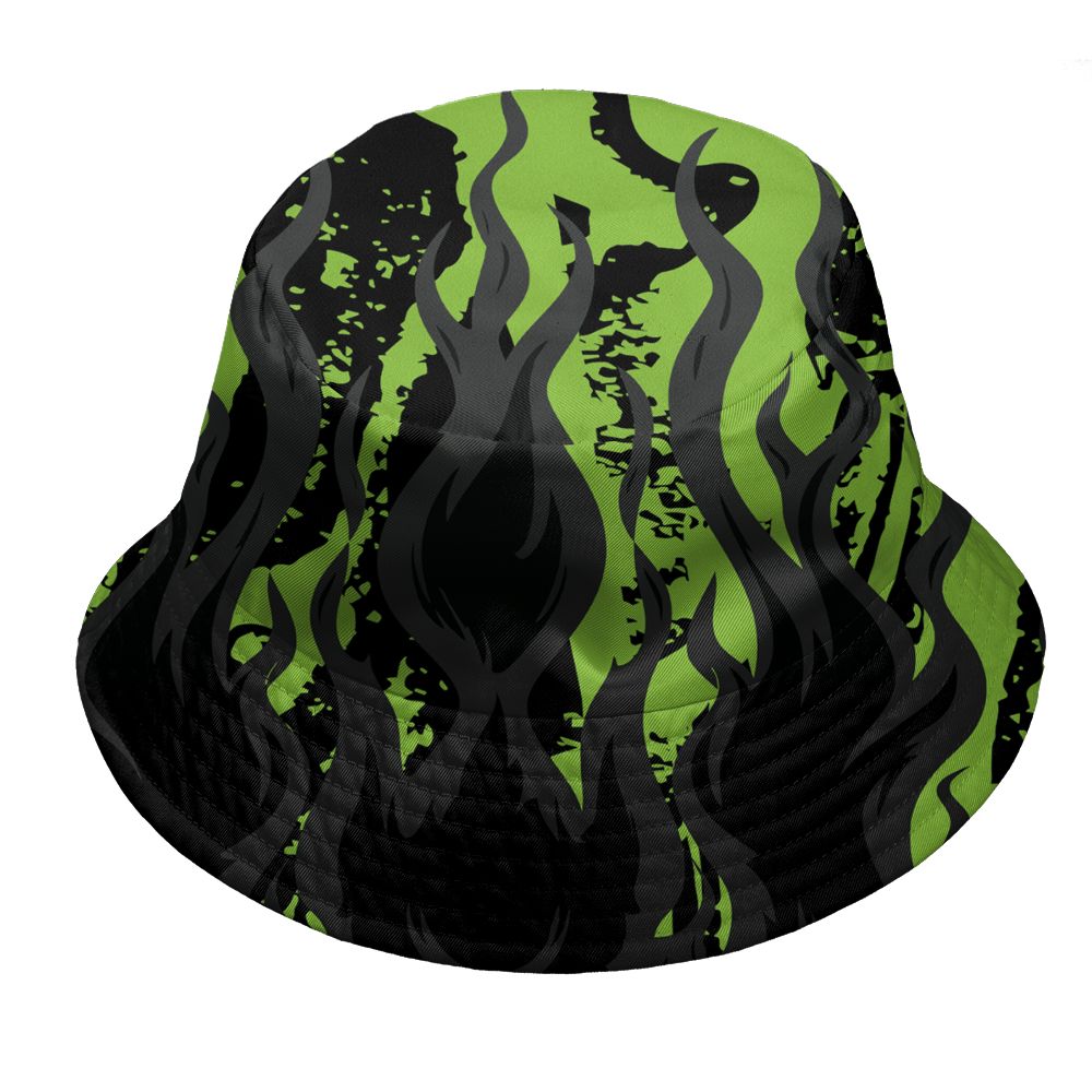 Air-Foamposite-One-Black-Volt-NastyJamz-Bucket-Hat-Match-23-Burning-Fire-3D-All-Over-Print