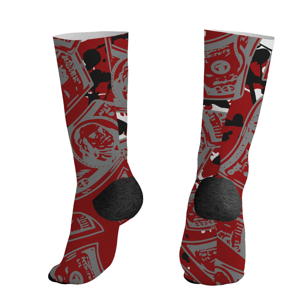 U.nion-Varsity-Red-Shadow-Grey-1s-NastyJamz-Socks-Match-Easy-Money-All-Over-Print