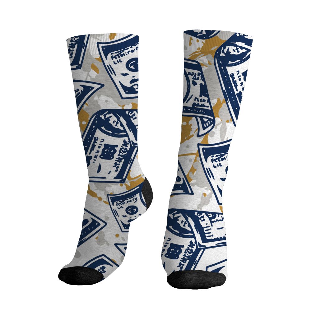 Navy-4s-NastyJamz-Socks-Match-Easy-Money-All-Over-Print