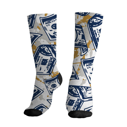 Navy-4s-NastyJamz-Socks-Match-Easy-Money-All-Over-Print