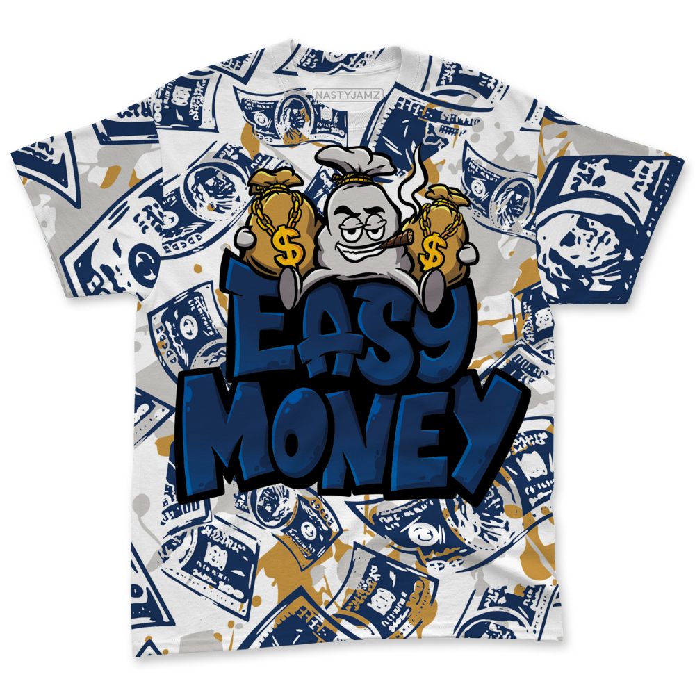 Navy-4s-NastyJamz-T-Shirt-Match-Easy-Money-All-Over-Print