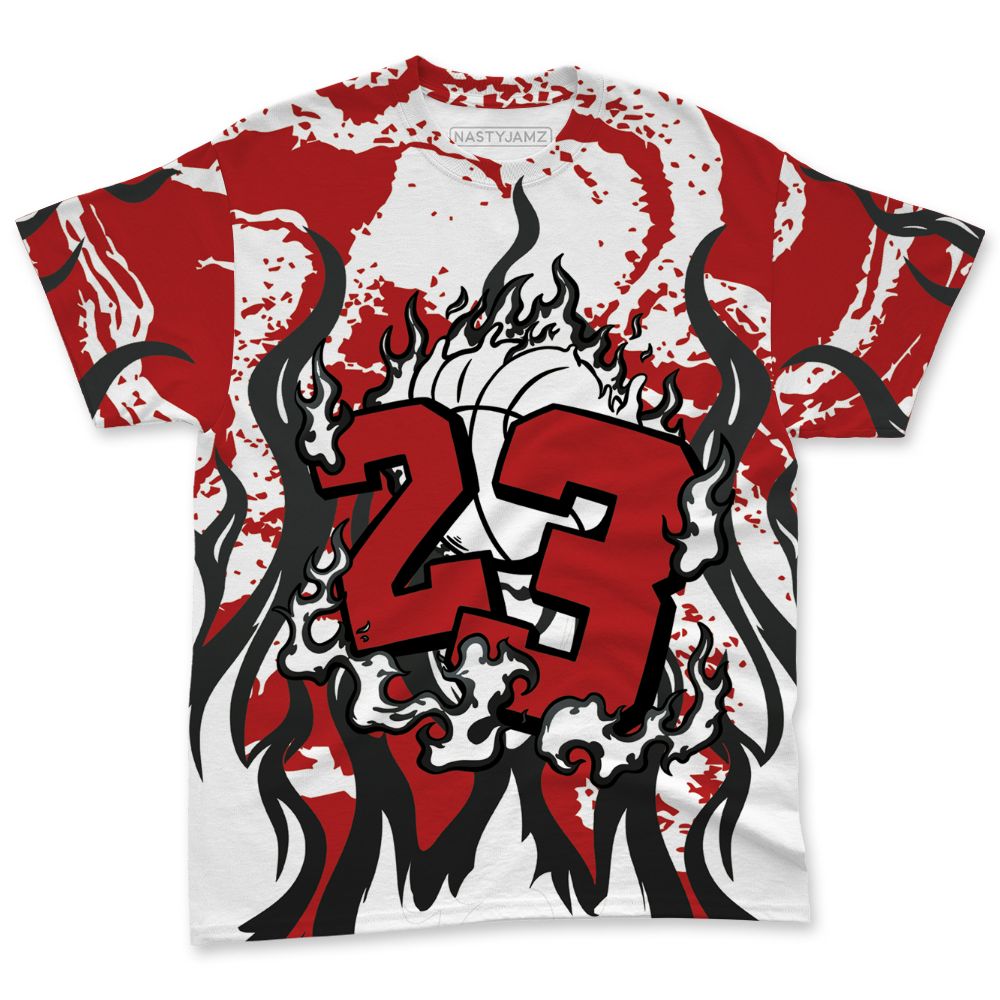 AM-Uptempo-Bulls-NastyJamz-T-Shirt-Match-23-Burning-Fire-All-Over-Print