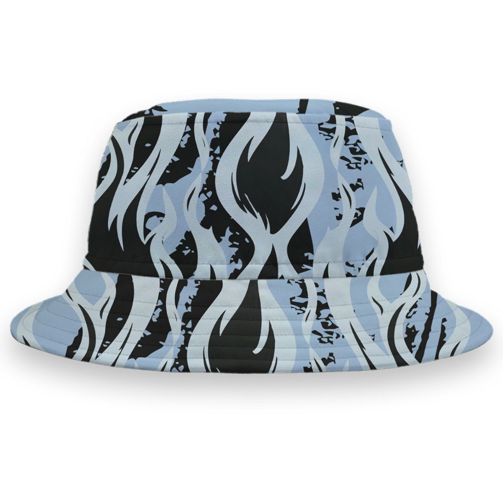 Air-Foamposite-Psychic-Blue-NastyJamz-Bucket-Hat-Match-23-Burning-Fire-3D-All-Over-Print