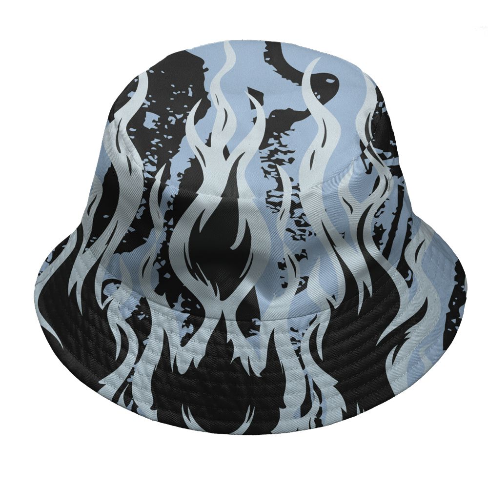 Air-Foamposite-Psychic-Blue-NastyJamz-Bucket-Hat-Match-23-Burning-Fire-3D-All-Over-Print