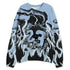 Air-Foamposite-Psychic-Blue-NastyJamz-Sweatshirt-Match-23-Burning-Fire-All-Over-Print