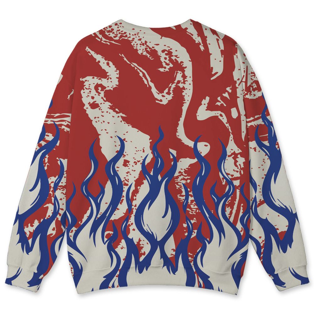 Rare-Air-Cinnabar-1s-NastyJamz-Sweatshirt-Match-23-Burning-Fire-All-Over-Print