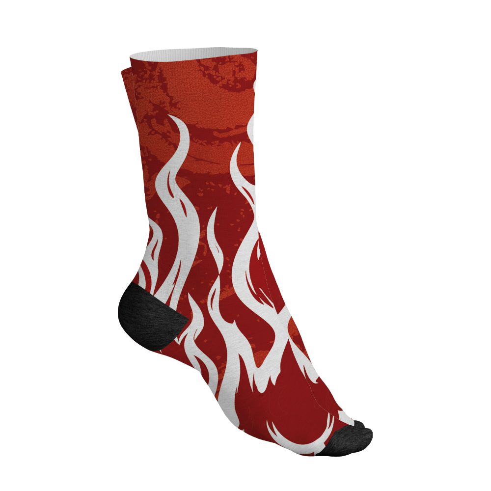 Brick-By-Brick-4s-NastyJamz-Socks-Match-23-Burning-Fire-All-Over-Print