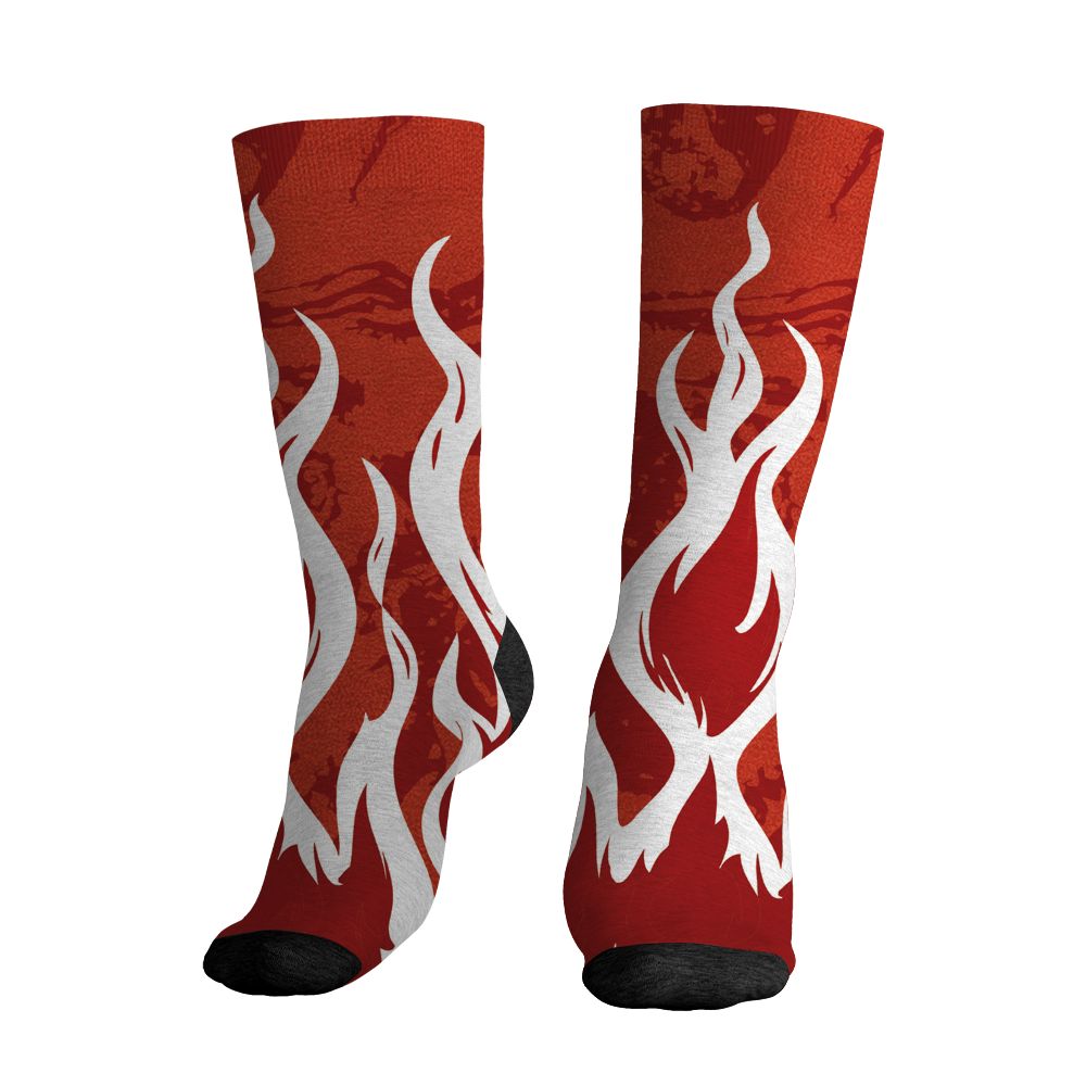 Brick-By-Brick-4s-NastyJamz-Socks-Match-23-Burning-Fire-All-Over-Print