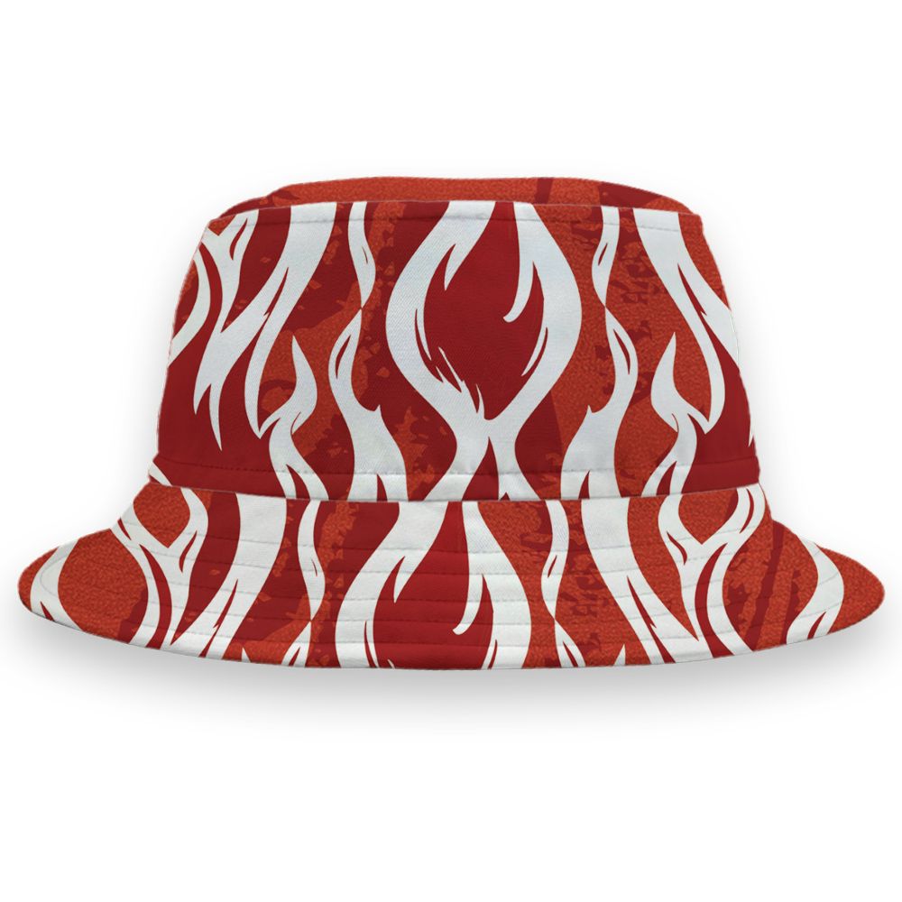 Brick-By-Brick-4s-NastyJamz-Bucket-Hat-Match-23-Burning-Fire-3D-All-Over-Print