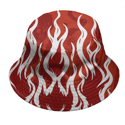 Brick-By-Brick-4s-NastyJamz-Bucket-Hat-Match-23-Burning-Fire-3D-All-Over-Print