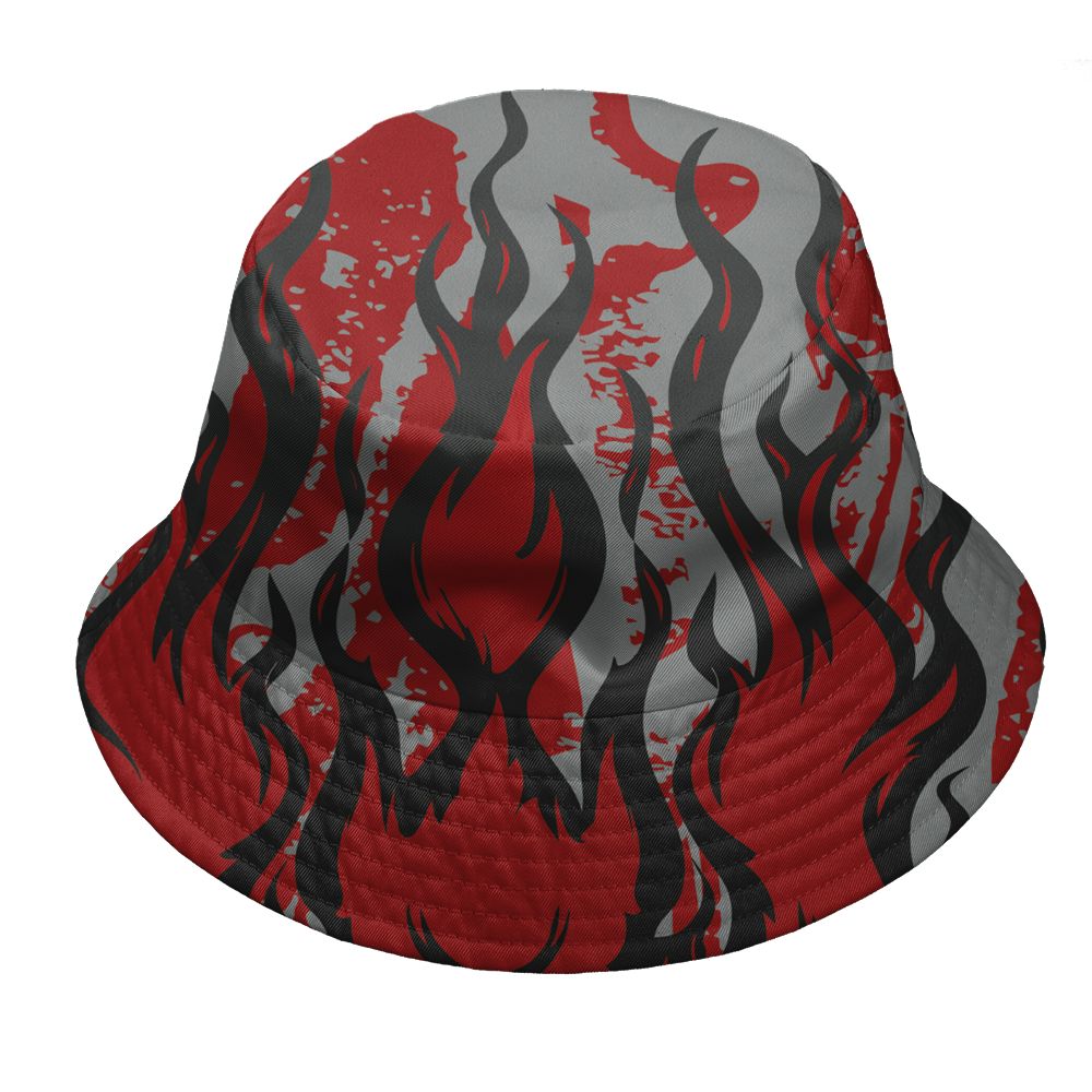 Union-Varsity-Red-Shadow-Grey-1s-NastyJamz-Bucket-Hat-Match-23-Burning-Fire-3D-All-Over-Print