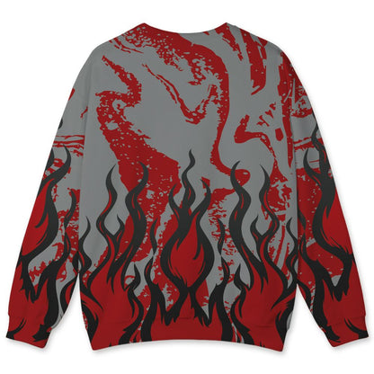 U.nion-Varsity-Red-Shadow-Grey-1s-NastyJamz-Sweatshirt-Match-23-Burning-Fire-All-Over-Print