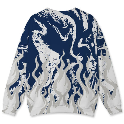 Navy-4s-NastyJamz-Sweatshirt-Match-23-Burning-Fire-All-Over-Print