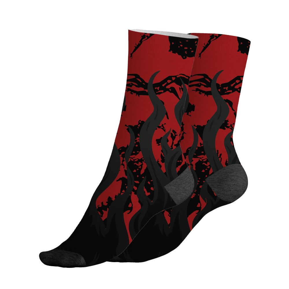 Low-Bred-11s-NastyJamz-Socks-Match-23-Burning-Fire-All-Over-Print