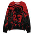Low-Bred-11s-NastyJamz-Sweatshirt-Match-23-Burning-Fire-All-Over-Print
