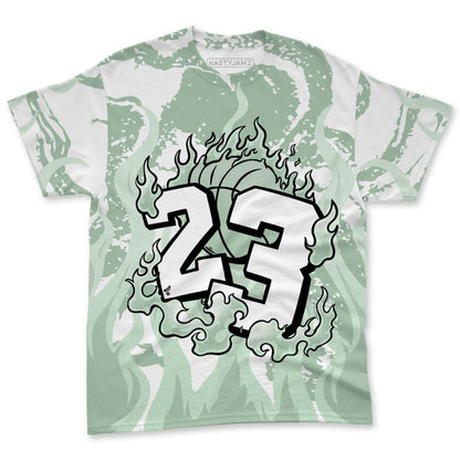 Seafoam-Sail-4s-NastyJamz-T-Shirt-Match-23-Burning-Fire-All-Over-Print