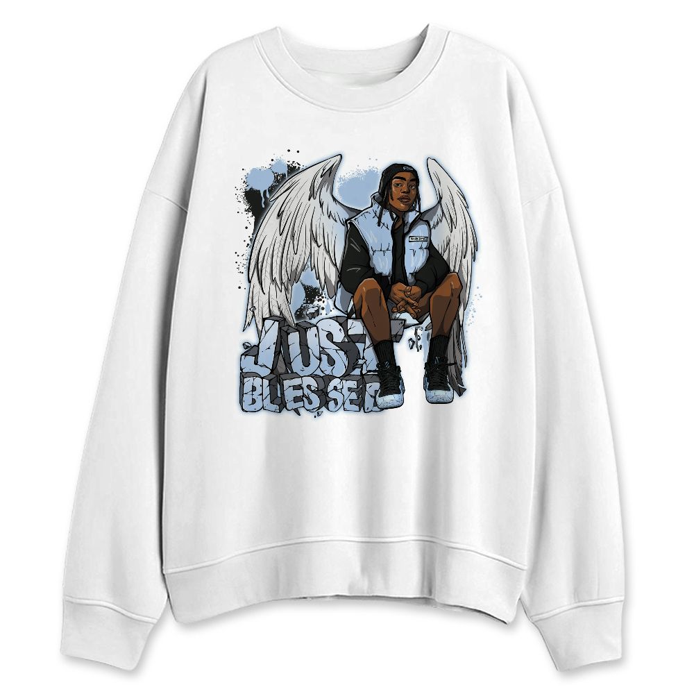Air-Foamposite-Psychic-Blue-NastyJamz-Sweatshirt-Match-Just-Blessed