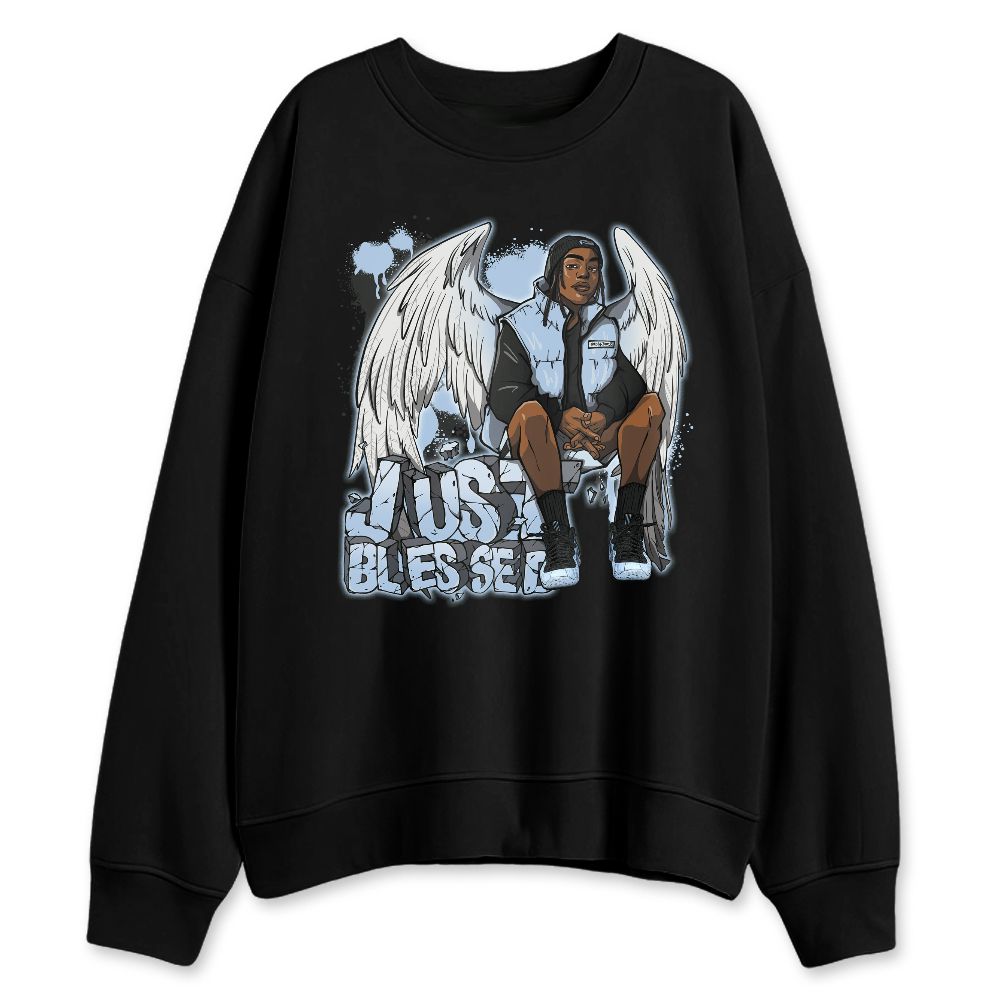 Air-Foamposite-Psychic-Blue-NastyJamz-Sweatshirt-Match-Just-Blessed