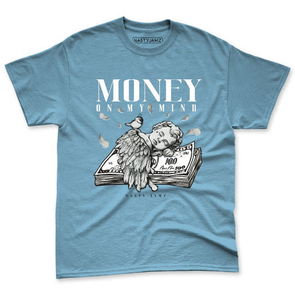 Air-Foamposite-Psychic-Blue-NastyJamz-Premium-T-Shirt-Match-Money-On-My-Mind-Angel