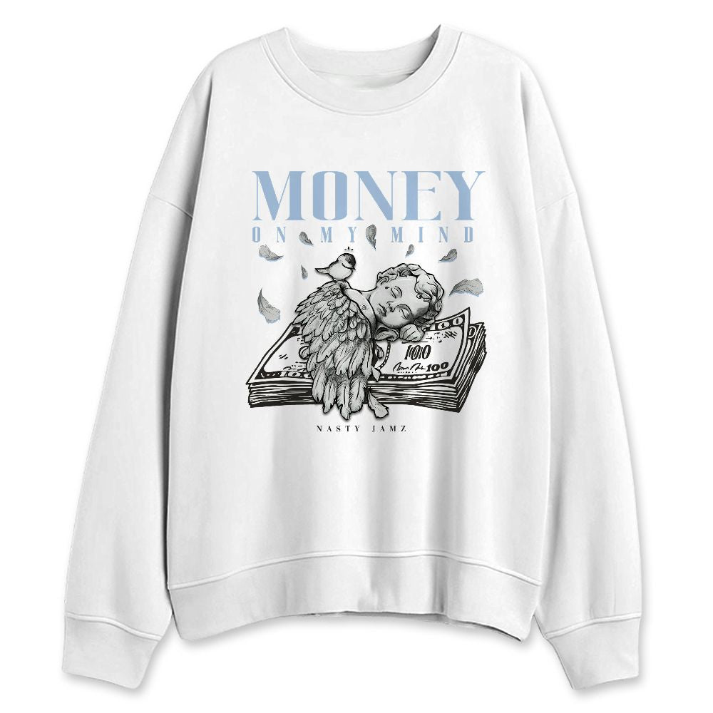 Air-Foamposite-Psychic-Blue-NastyJamz-Sweatshirt-Match-Money-On-My-Mind-Angel