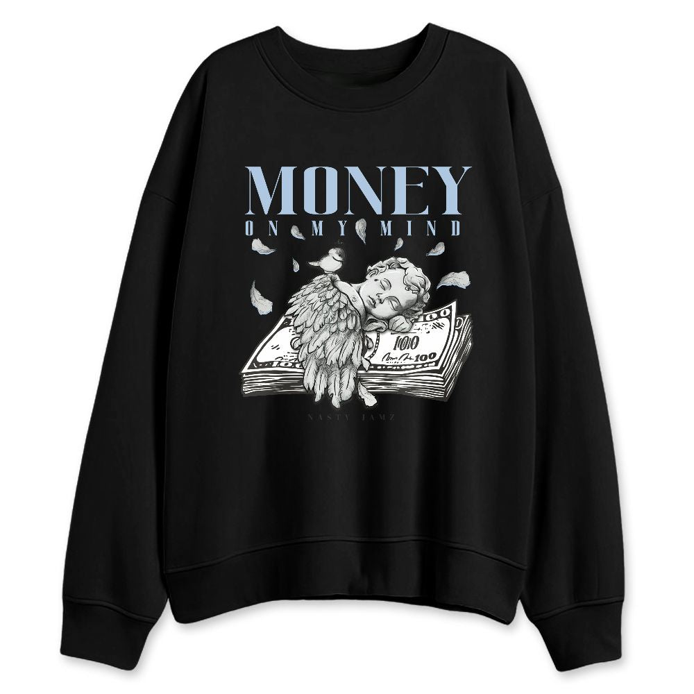 Air-Foamposite-Psychic-Blue-NastyJamz-Sweatshirt-Match-Money-On-My-Mind-Angel