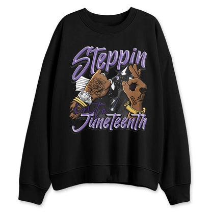 AM-CB-94-Black-Pure-Purple-NastyJamz-Sweatshirt-Match-Steppin-Into-Juneteenth