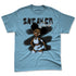 Air-Foamposite-Psychic-Blue-NastyJamz-Premium-T-Shirt-Match-Black-Sneaker-Girl