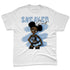 Air-Foamposite-Psychic-Blue-NastyJamz-Premium-T-Shirt-Match-Black-Sneaker-Girl