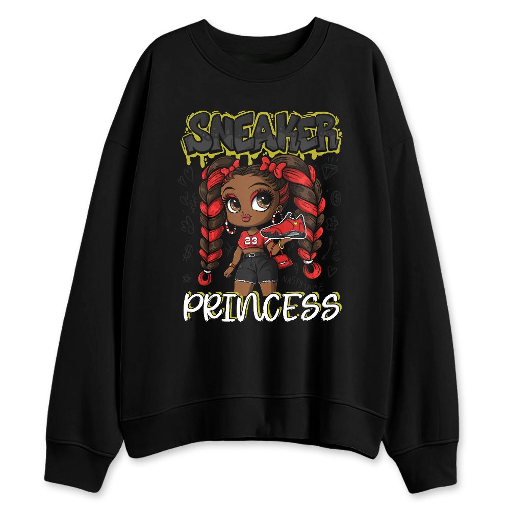 Ferrari-14s-NastyJamz-Sweatshirt-Match-Sneaker-Princess
