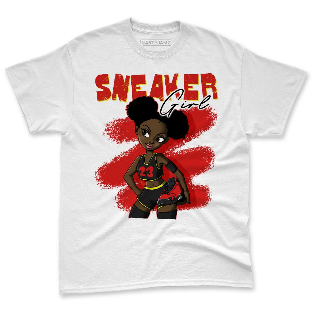 Ferrari-14s-NastyJamz-Premium-T-Shirt-Match-Black-Sneaker-Girl