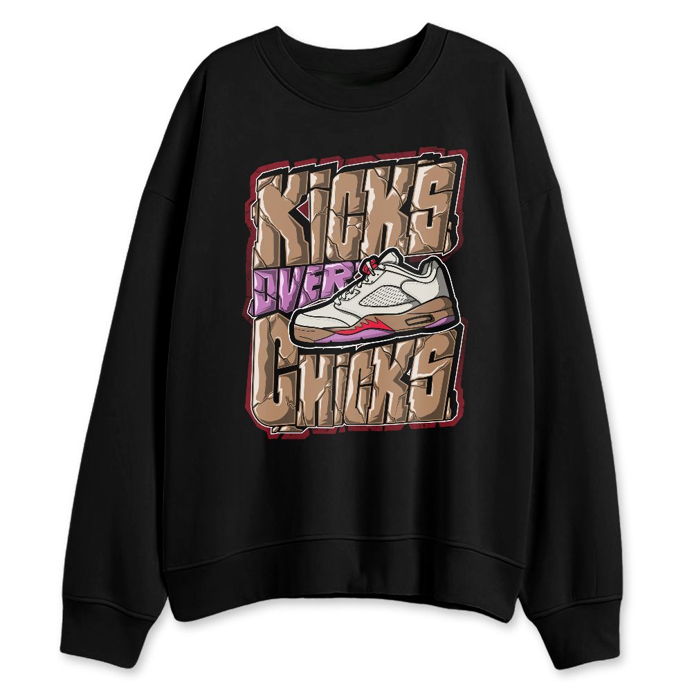 Low-Peanut-Butter-Jelly-5s-NastyJamz-Sweatshirt-Match-Kicks-Over-Chicks