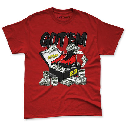 Ferrari-14s-NastyJamz-Premium-T-Shirt-Match-Dollar-Sneaker-Box