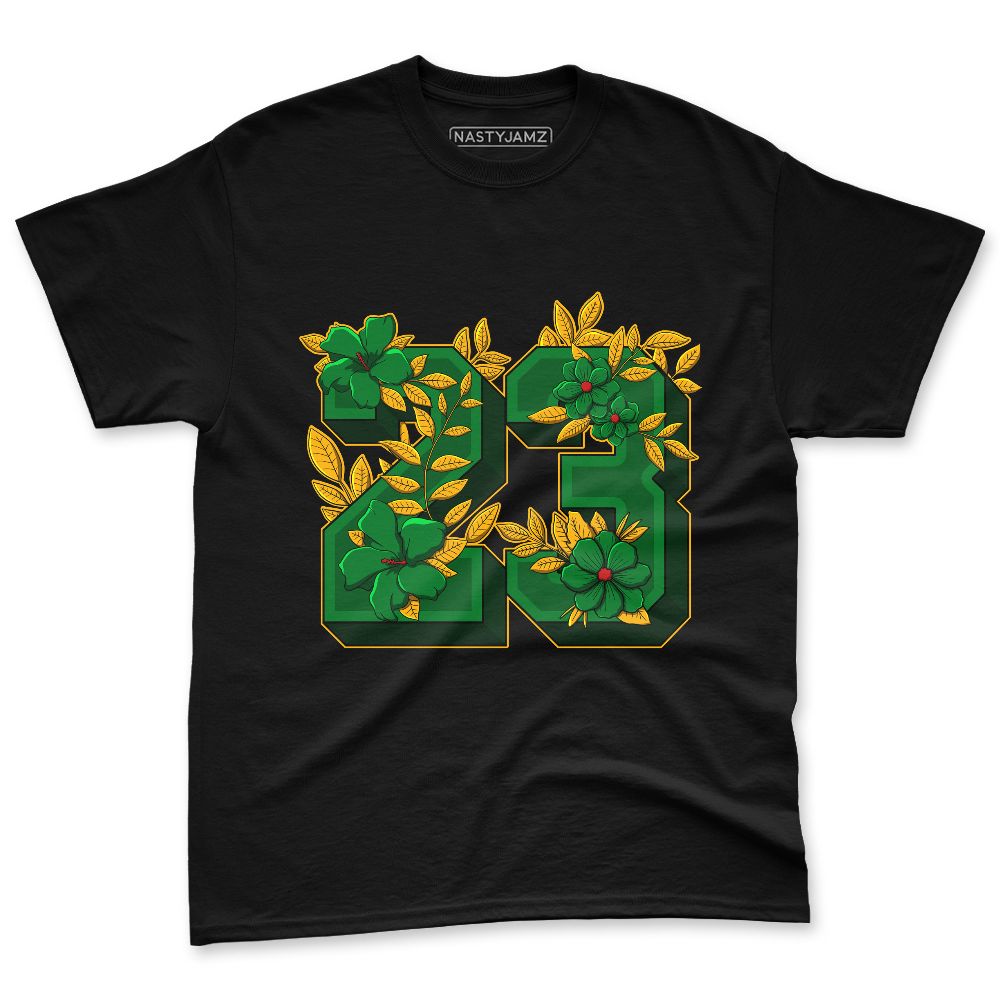 AF-1-Low-Lucky-Green-NastyJamz-Premium-T-Shirt-Match-23-Floral